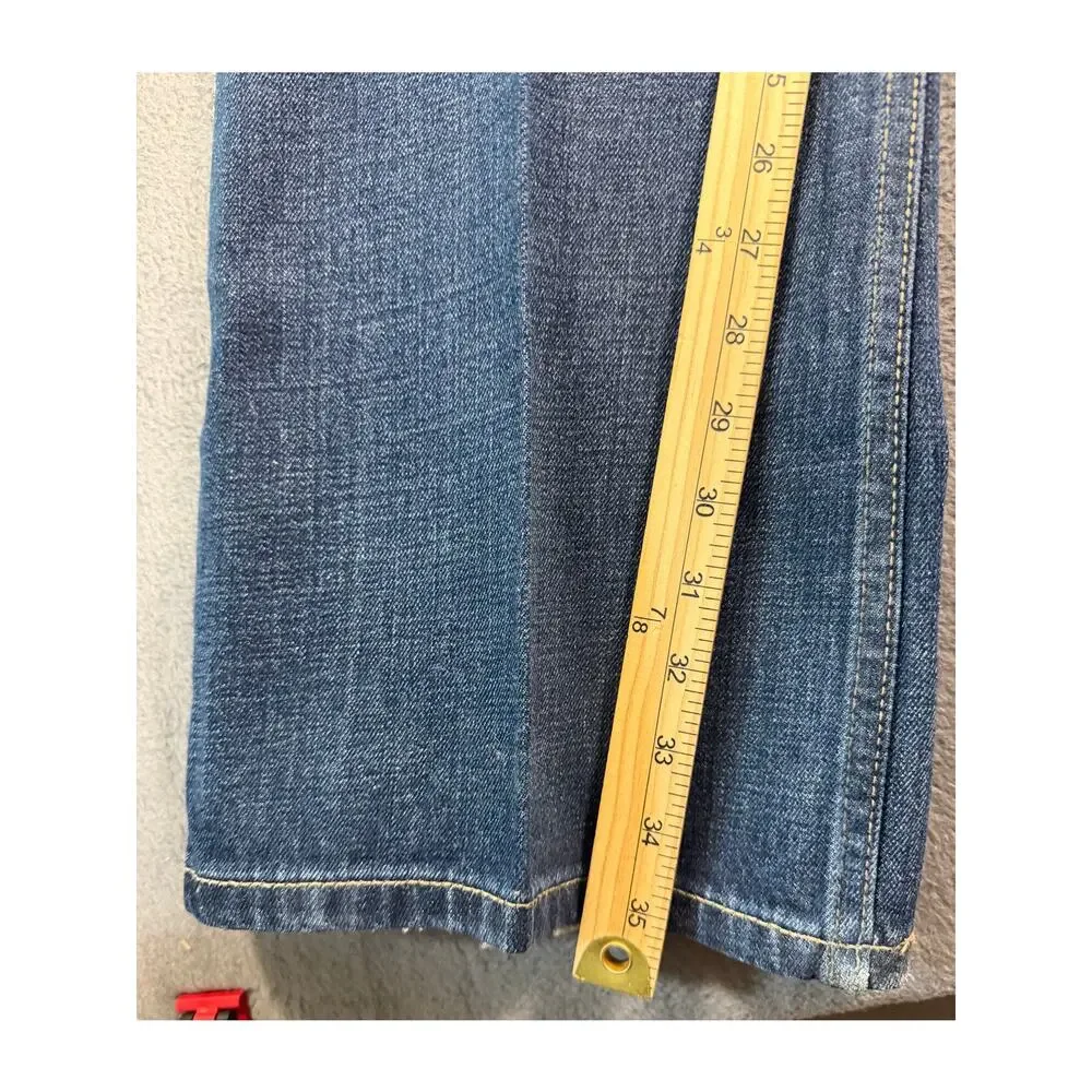Levi's 517 Mens Size 38x34 Slim Fit Bootcut Jeans Medium Wash Blue Denim
